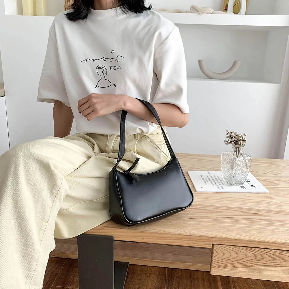 Retro Totes Bags For Women 2021 Trendy Vintage Shoulder Handbag Female Small Underarm Bags Casual Retro Mini Crossbody Bags