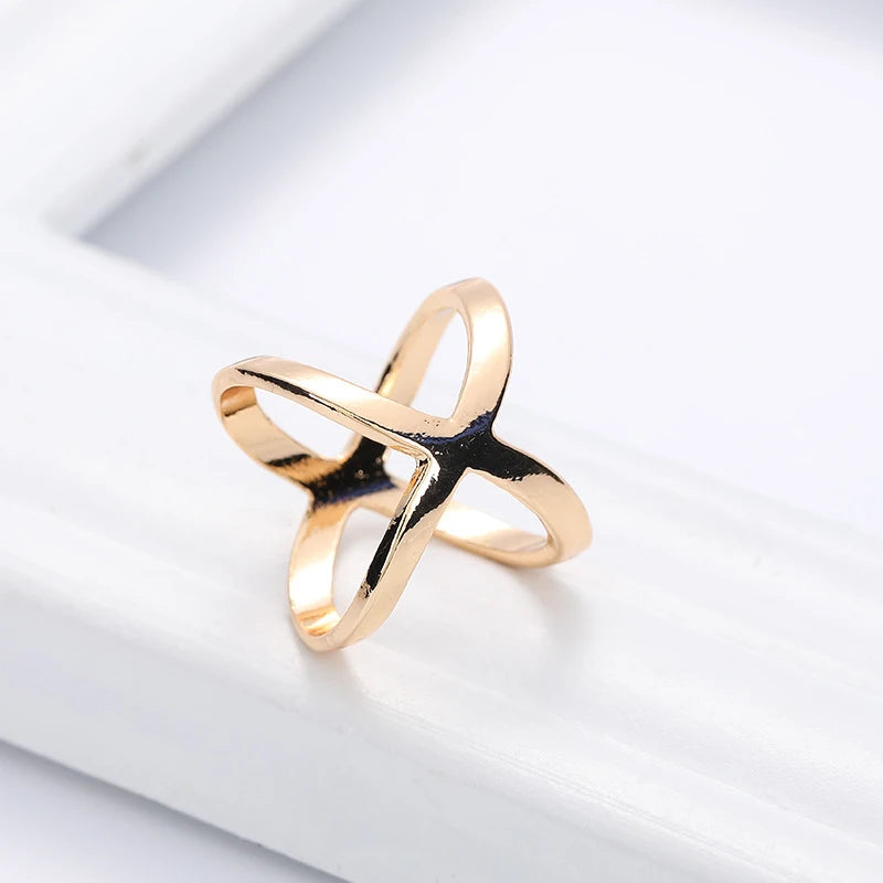 1pcs Multi Purpose Fashion Cross Three Ring Scarf Buckle Hollow Simple Scarf Buckle X-shaped Scarf Shawl Buckle 2022 New