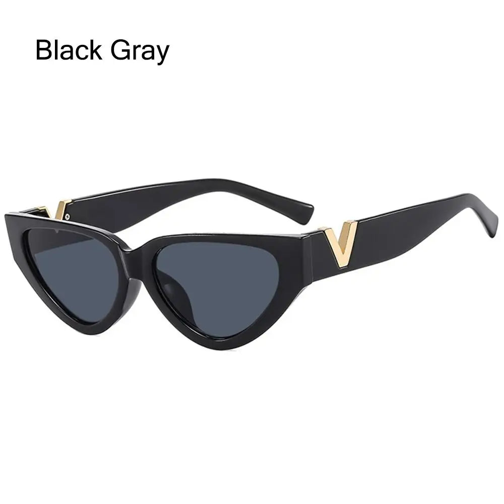 Aesthetic Cat Eye Sunglasses Trendy UV400 Protection Y2K Sun Glasses 90s Glasses for Women & Men