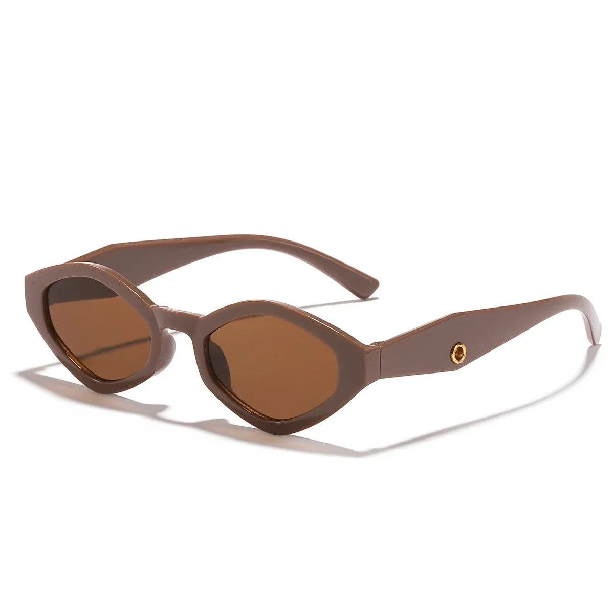 Unisex Fashion Retro Cat Eye Sunglasses Luxury Brand Men's Fashion Goggles Trendy Outdoor Driving Travel UV400 Sunglasses