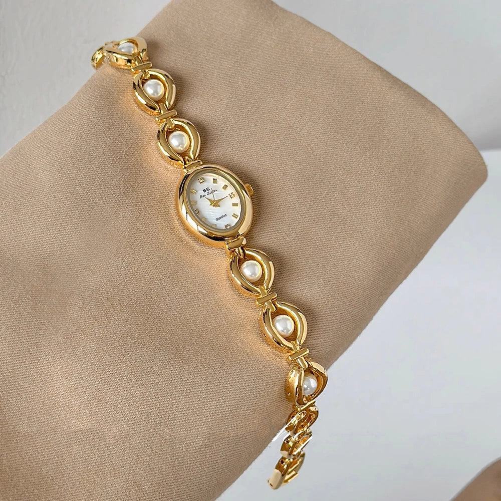 Women's Watch Bracelet Quartz Wristwatches Brand Luxury Vintage Casual Small Silver Clock High Quality Watch Ladies