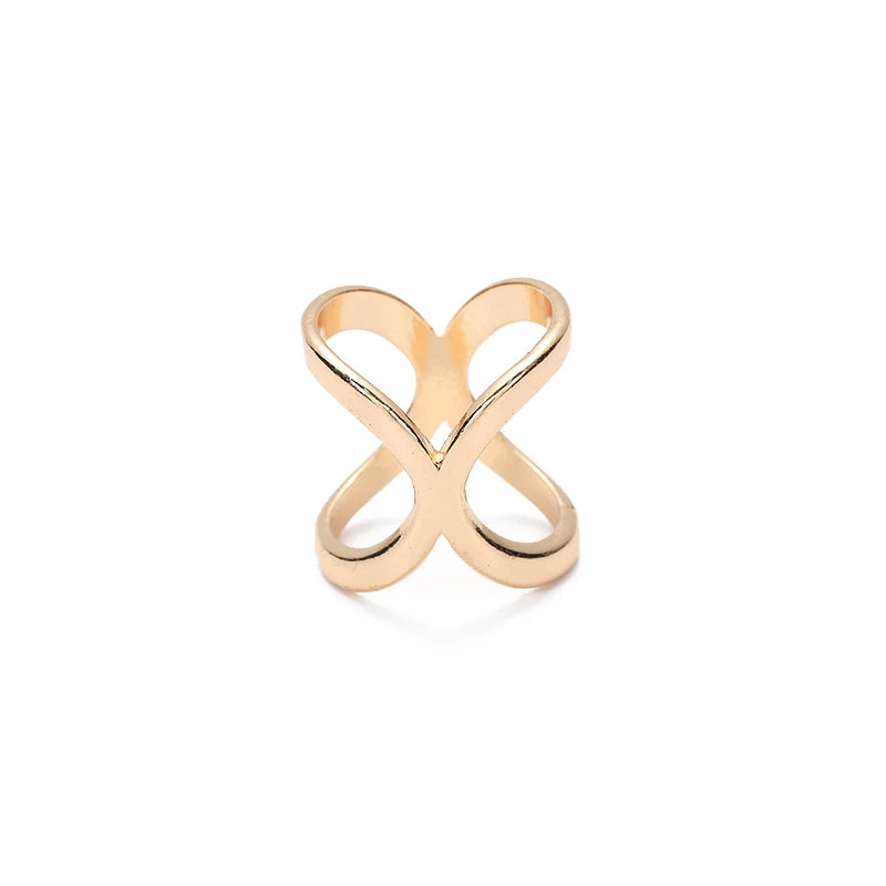 1pcs Multi Purpose Fashion Cross Three Ring Scarf Buckle Hollow Simple Scarf Buckle X-shaped Scarf Shawl Buckle 2022 New