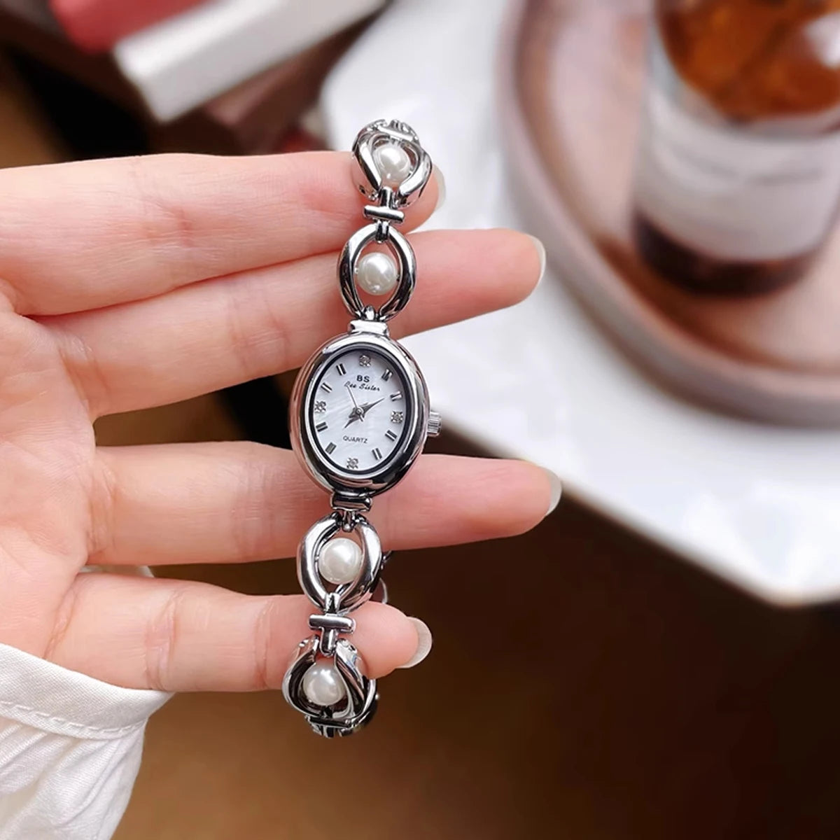 Women's Watch Bracelet Quartz Wristwatches Brand Luxury Vintage Casual Small Silver Clock High Quality Watch Ladies