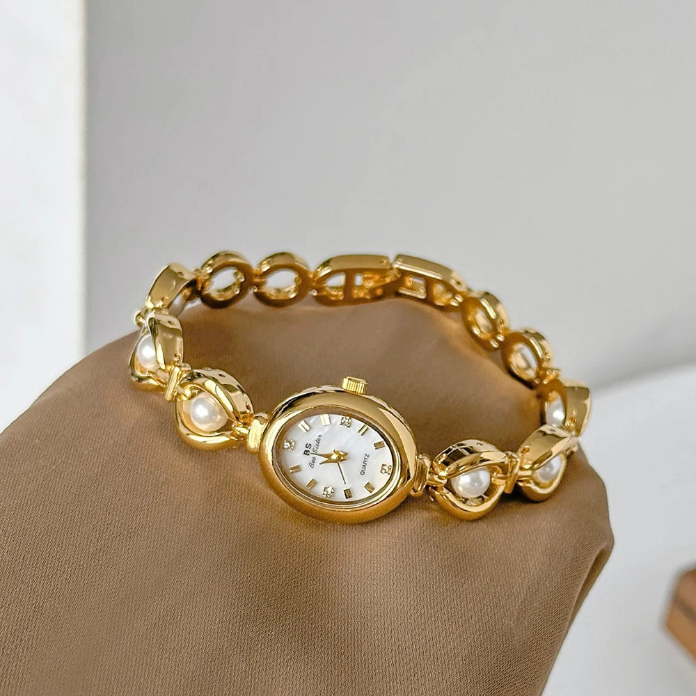 Women's Watch Bracelet Quartz Wristwatches Brand Luxury Vintage Casual Small Silver Clock High Quality Watch Ladies