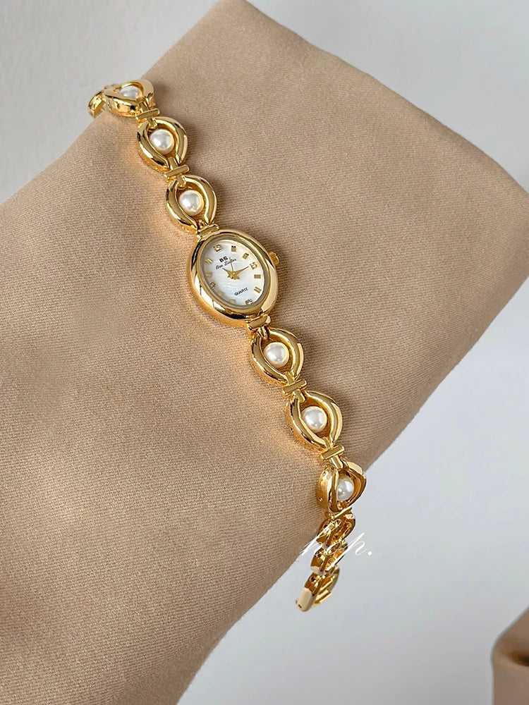 Women's Watch Bracelet Quartz Wristwatches Brand Luxury Vintage Casual Small Silver Clock High Quality Watch Ladies