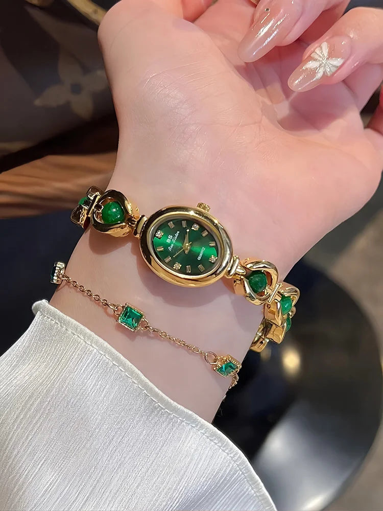 Women's Watch Bracelet Quartz Wristwatches Brand Luxury Vintage Casual Small Silver Clock High Quality Watch Ladies