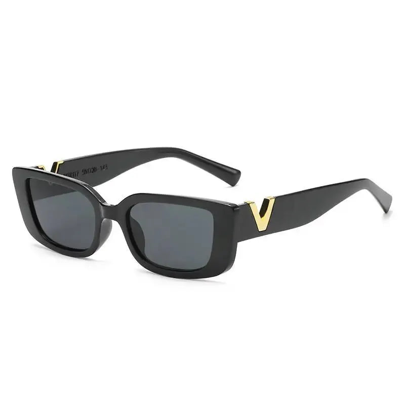 Retro Rectangular Sunglasses 2023 New WOMEN'S Brand Designer Retro Small Frame Sunglasses Oculos De Sol