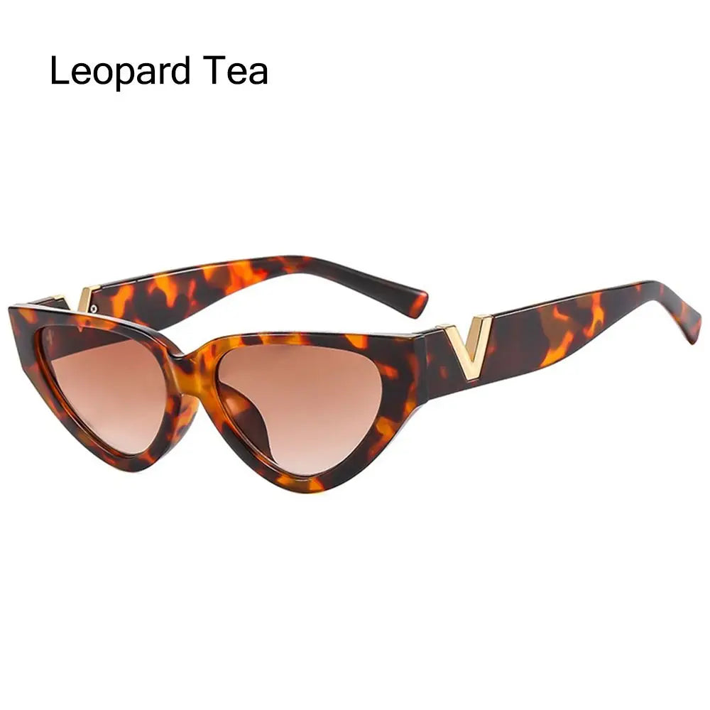Aesthetic Cat Eye Sunglasses Trendy UV400 Protection Y2K Sun Glasses 90s Glasses for Women & Men