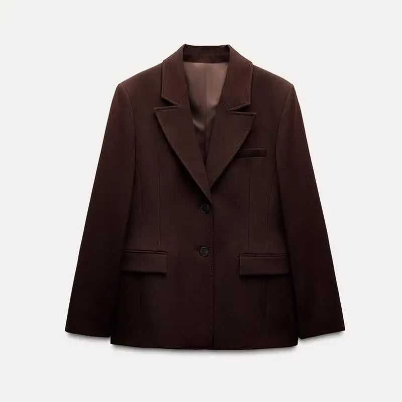 Elegant Suit Jacket Mini Skirt Sets Women Slim Waisted Blazers High Waist A-line Skirt 2025 Autumn Lady Fashion Office Outfits