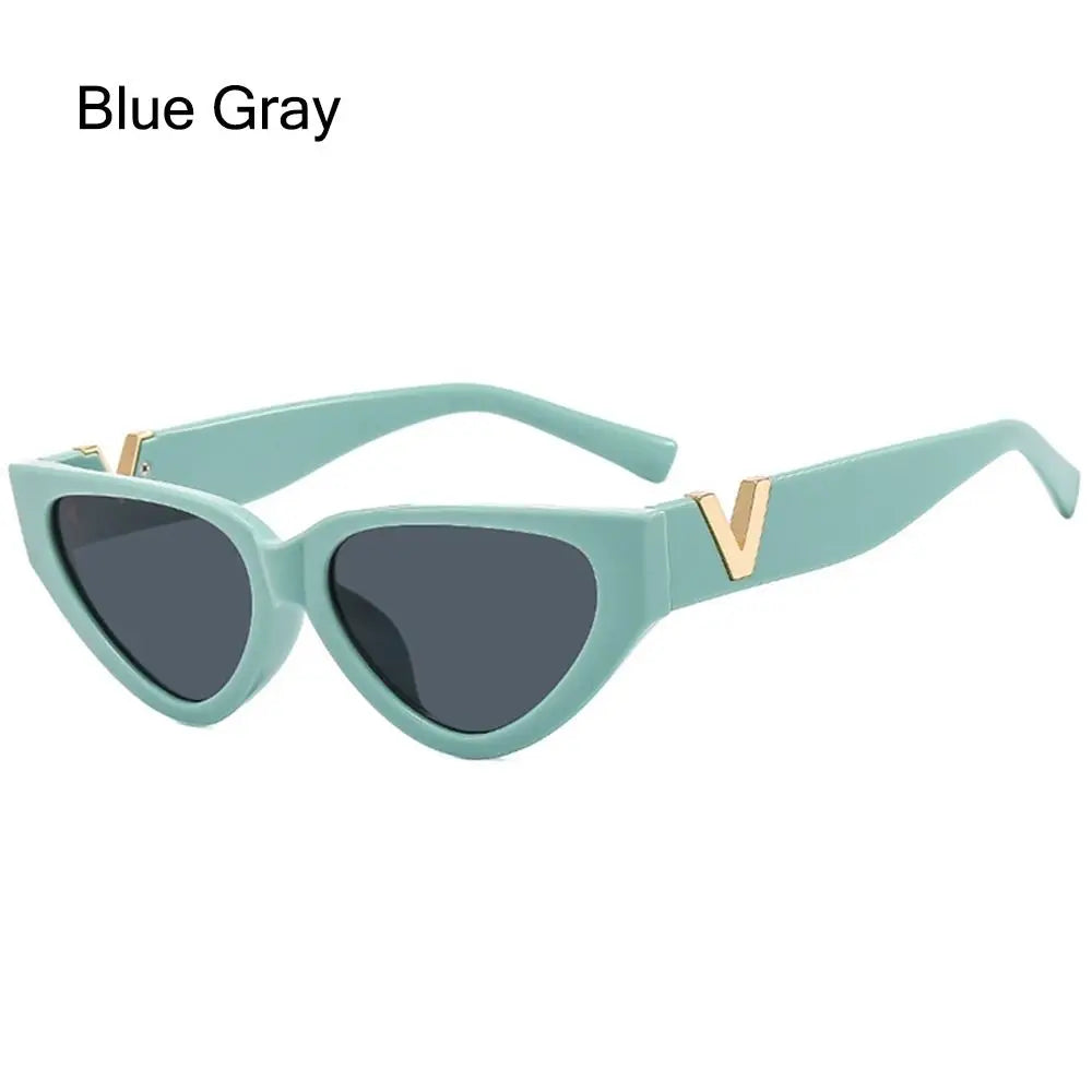Aesthetic Cat Eye Sunglasses Trendy UV400 Protection Y2K Sun Glasses 90s Glasses for Women & Men